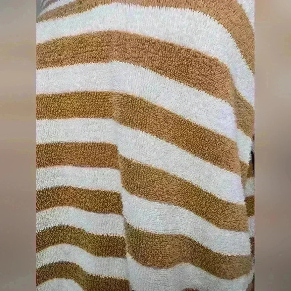 Madewell Womens Earrhen Clay Striped MWL Loop Terry Notched Sweatshirt - Picture 7 of 12